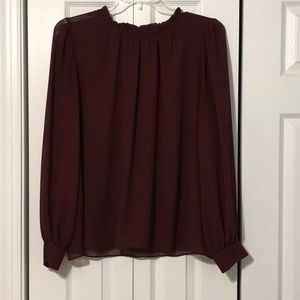 Long sleeve blouse